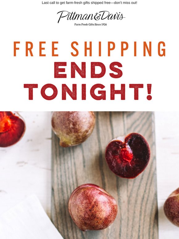 Order today to take advantage of site-wide FREE delivery!