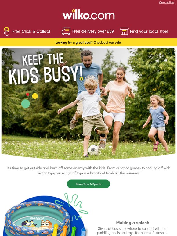 Outdoor fun for kids of all ages! 🔆