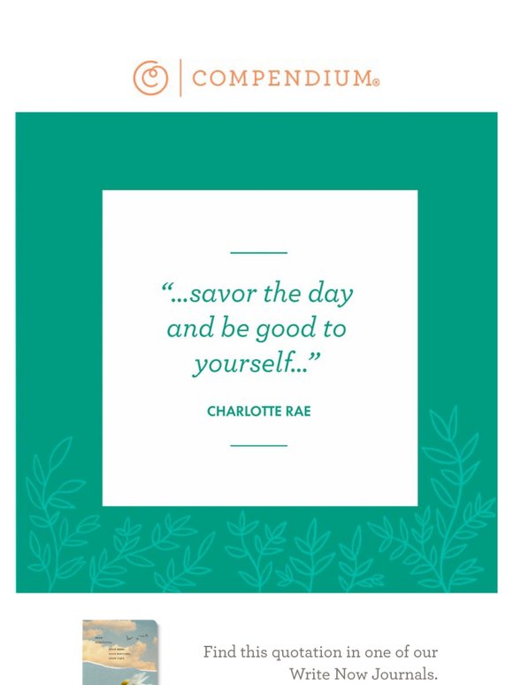 Your Inspired Quote of the Week