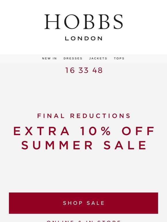 Final hours | Sale ends TONIGHT.