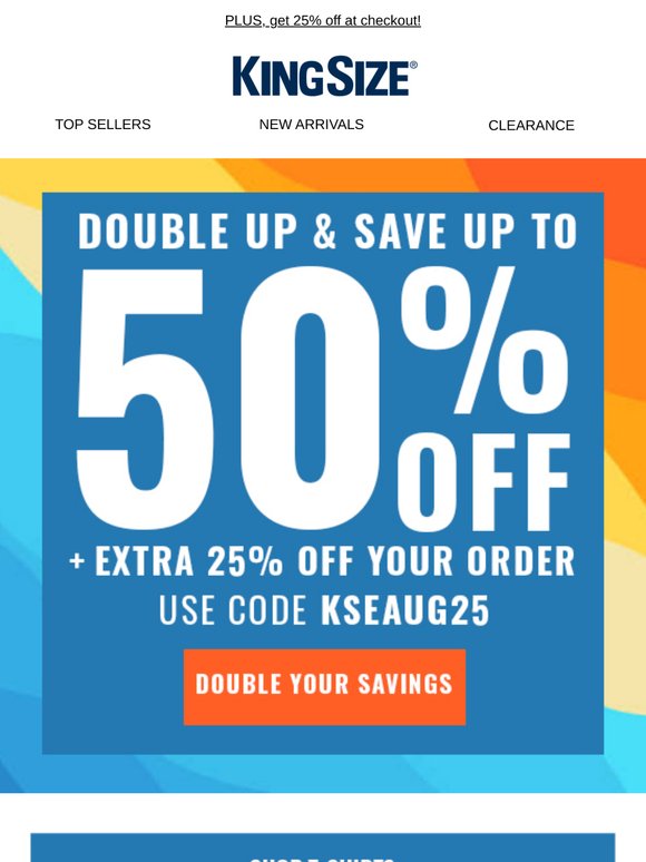 Up to 50% Off: Shirts, Swim, Basics & More