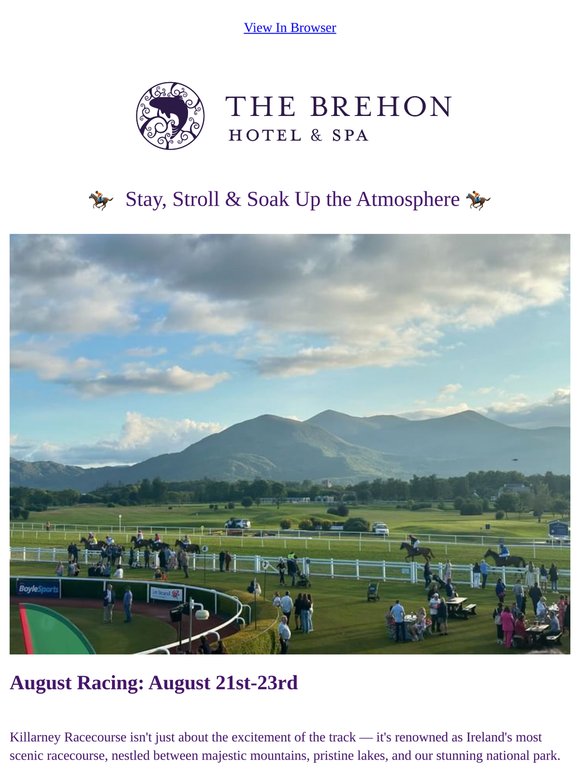 Enjoy an entry ticket and B&B in The Brehon this August
