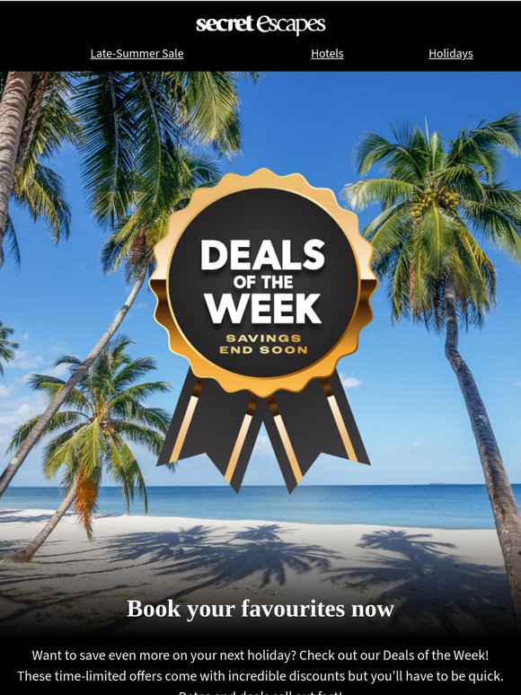 🚀 Don't Miss Out: Weekly Deals Are Here!