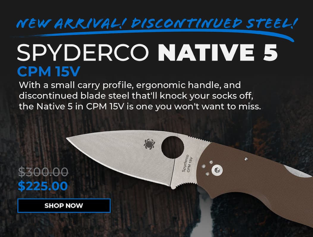 Spyderco Native 5 CPM 15V