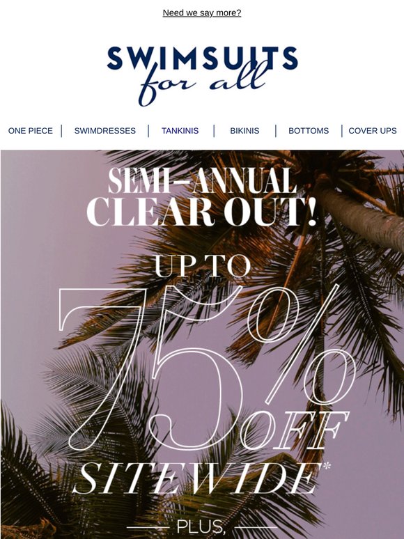 Semi-Annual. Serious Savings. Limited Time.