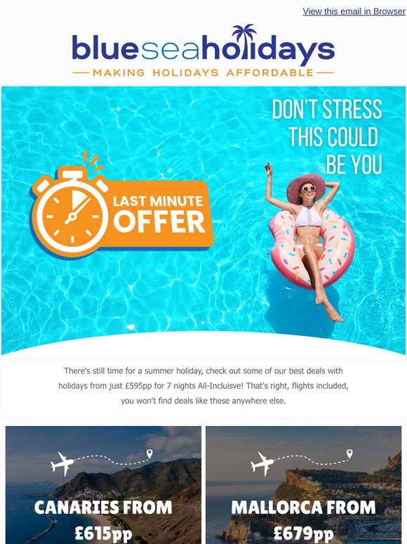 🌴 Still Looking For Summer Sun? ✈ Check Out Our Best Value All-Incluisve Deals