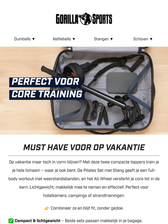 Vakantiefit in je koffer – deze 2 tools doen het werk