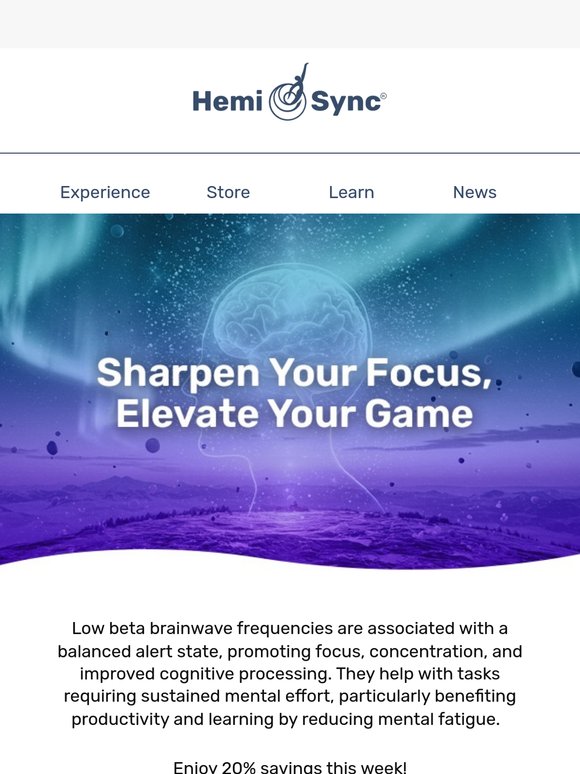 Sharpen Your Focus, Elevate Your Game