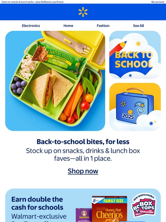 Back to school? Time to stock up. 🛒