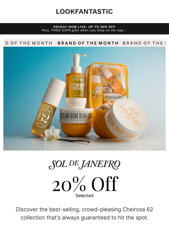 20% Off Sol de Janeiro