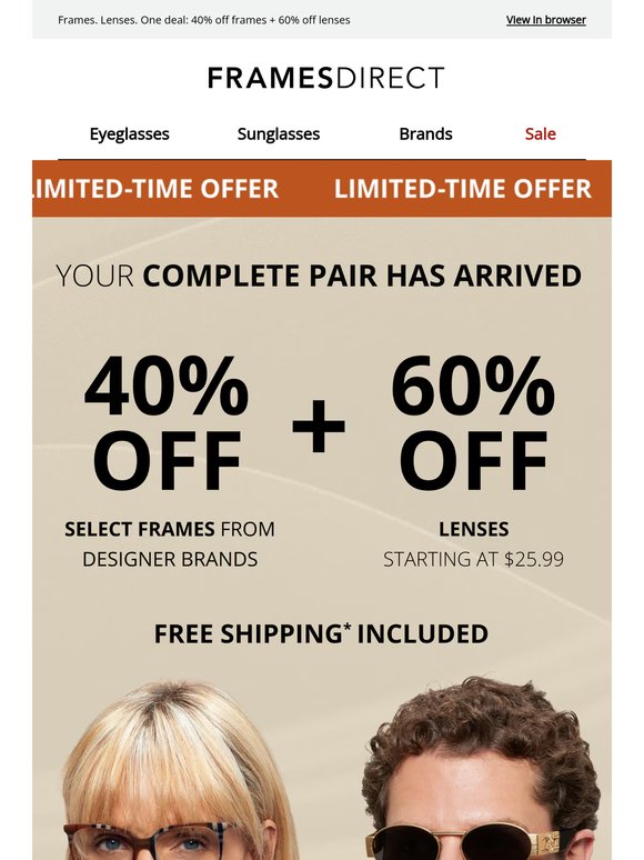 Complete your vision. Save big now 🤩