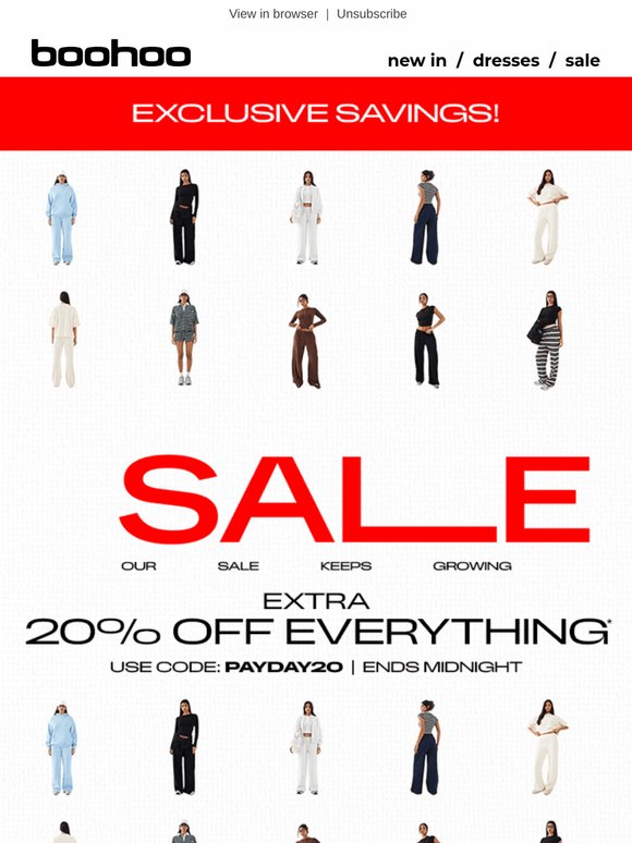 Exclusive savings 📧🤫