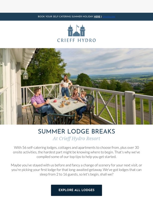 Top tips for summer lodge breaks