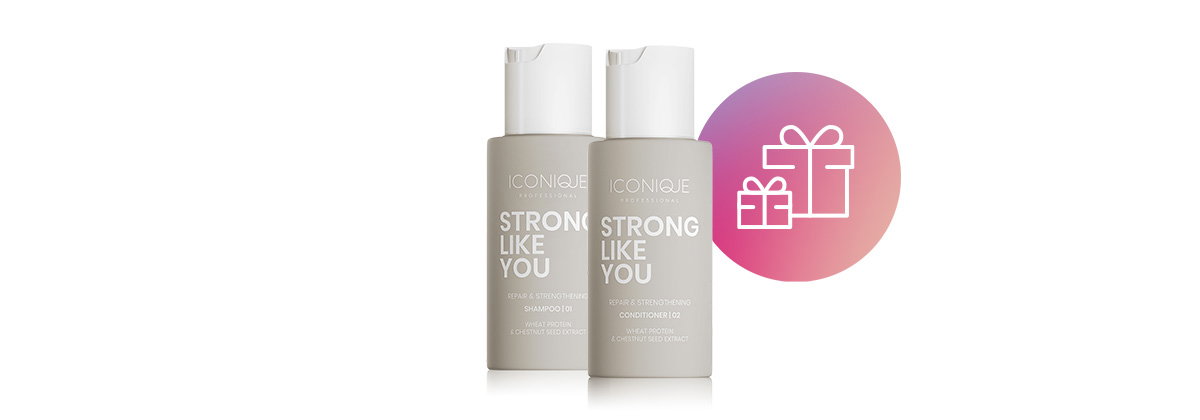 Shampoo e balsamo ICONIQUE Professional gratis