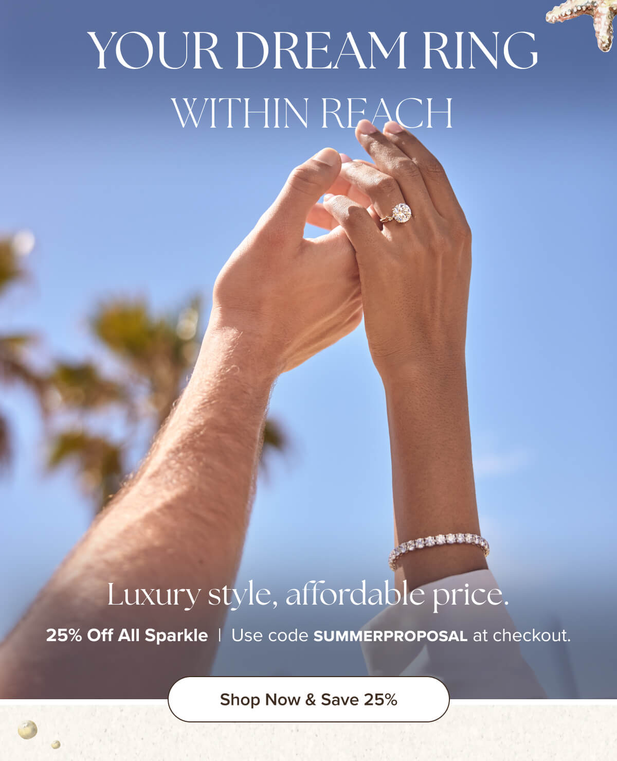 25% OFF ALL SPARKLE
