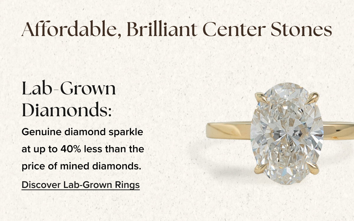 SHOP LAB GROWN RINGS - 25% OFF
