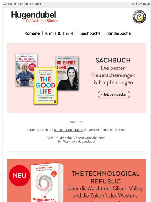Sachbücher und Ratgeber, die Sie nicht verpassen sollten 📖