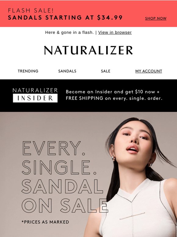 Inside: your $34.99 Sandal Edit