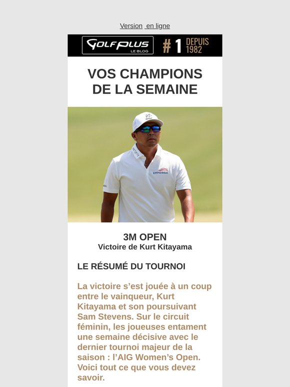 Votre été golfique continue chez Golf Plus !