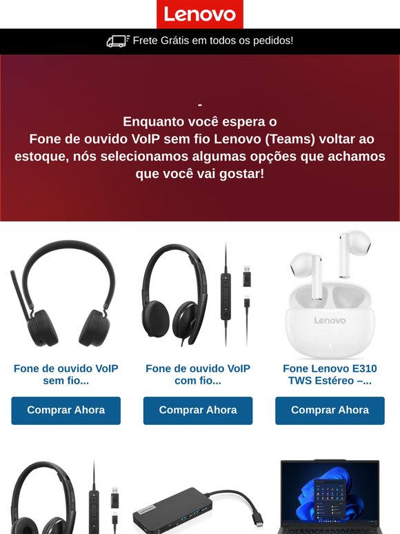 Enquanto você aguarda o retorno do produto que visualizou...