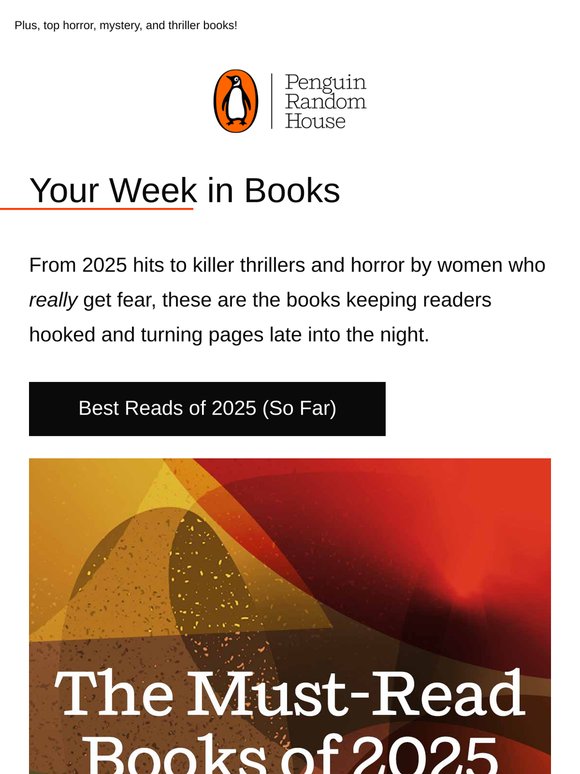 Your Week in Books: The Best Reads of 2025 (So Far)