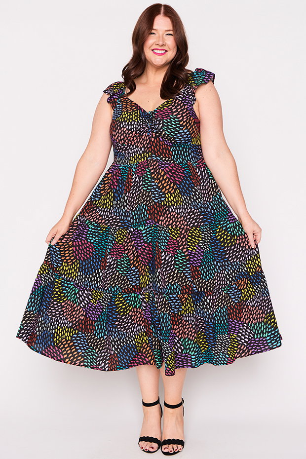 Baxter-Rainbow-Waves-Dress