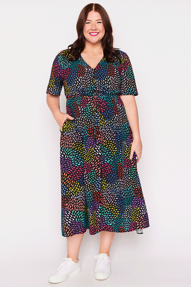 Michelle-Rainbow-Waves-Dress
