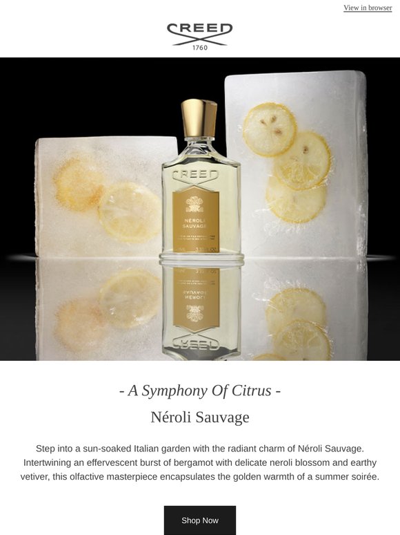 Néroli Sauvage | A Radiant Celebration of Neroli