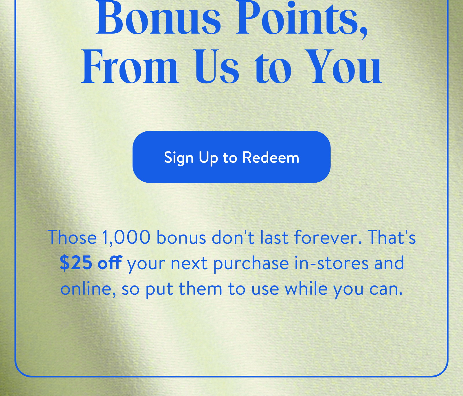 Log In to Redeem