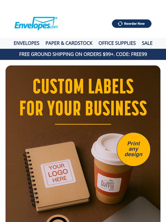 Transform Your Brand with Custom Labels!