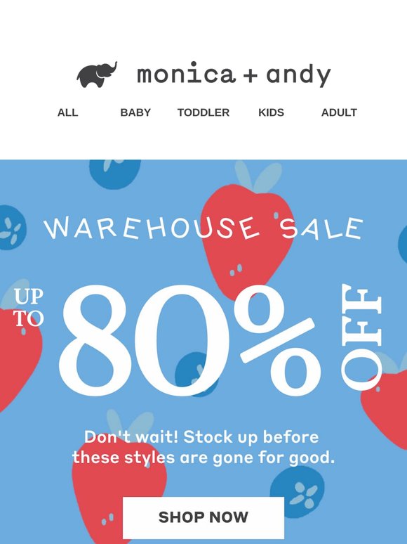 FINAL FEW STYLES 📣 Up To 80% Off