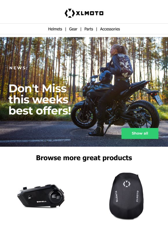 Our Bestselling Motorcycle Clothing & Accessories