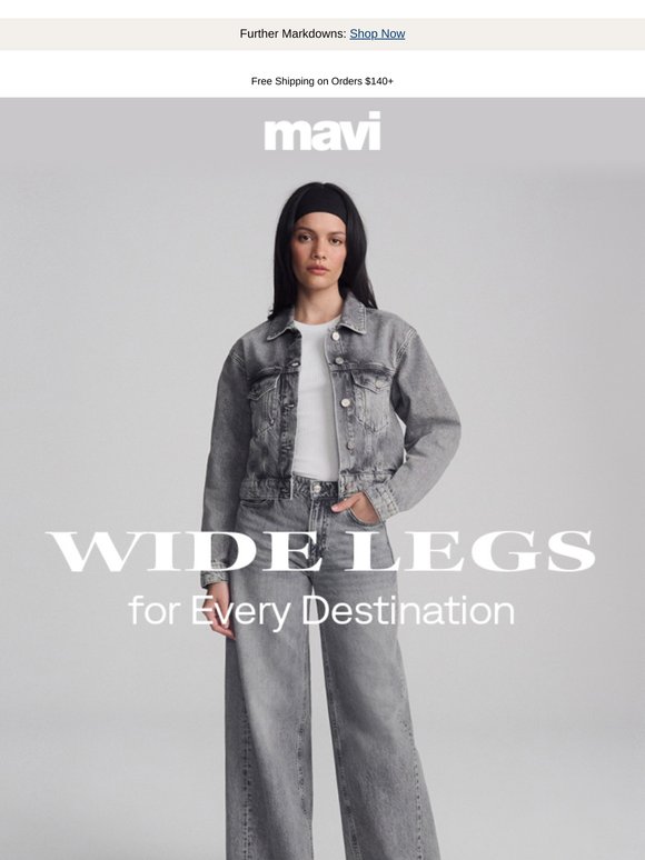 Just In: New Wide Leg Fits