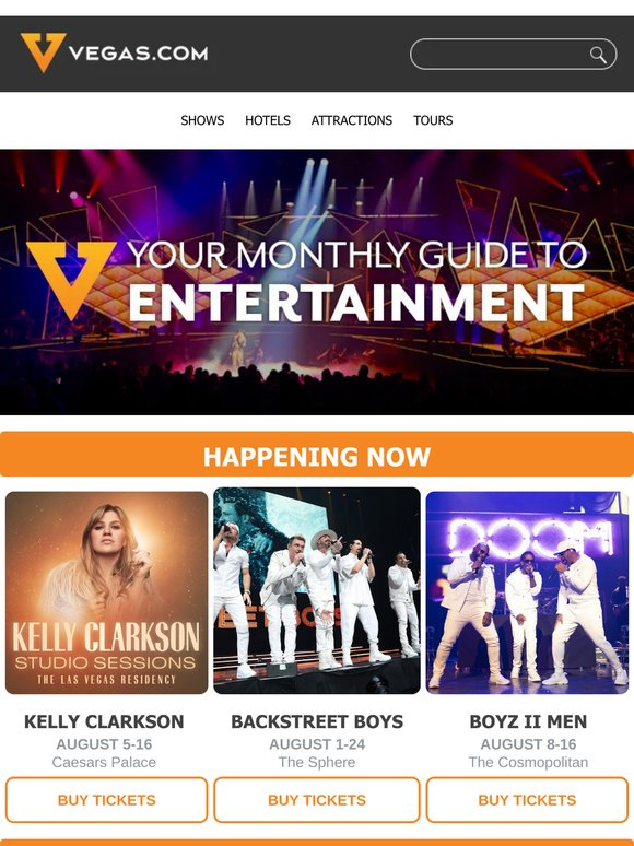 Backstreet’s Back (in Vegas) – Plus Kelly Clarkson, Bruno Mars & More!