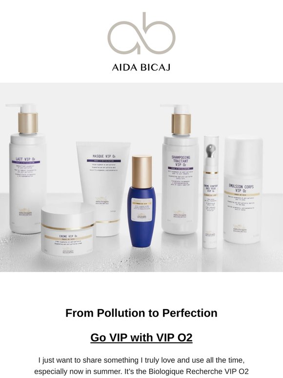 Summer Skin Talk -from Me to You Biologique Recherche VIP O2