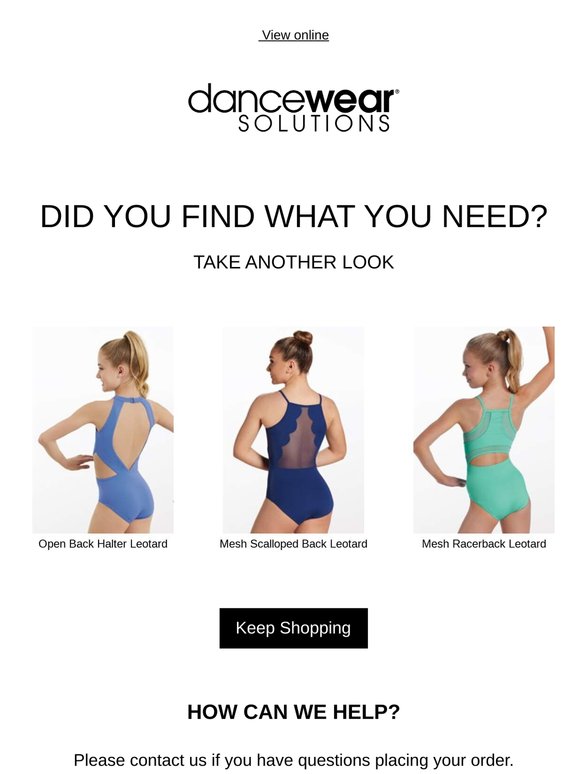 Still interested? Get the dancewear you need now