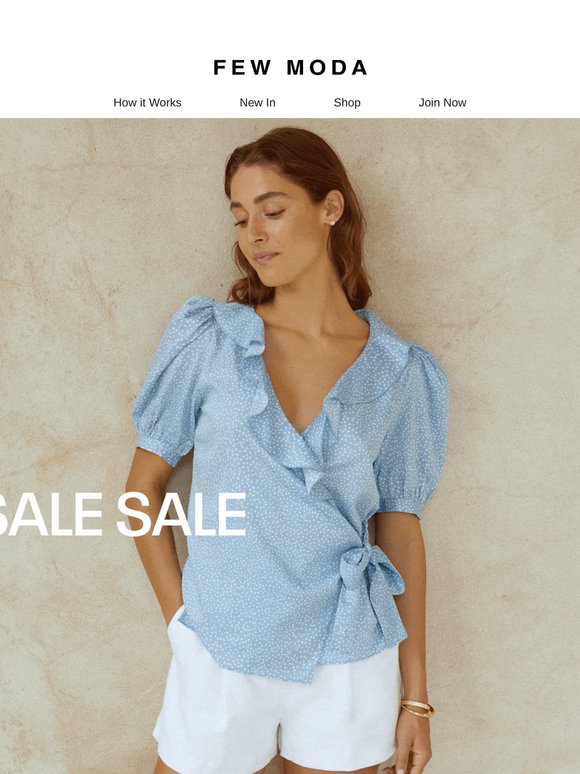 DID SOMEONE SAY SALE?