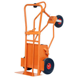 Electric Powered Steel Sack Truck With Large Footplate 500kg