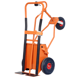 Electric Powered Steel Sack Truck With Rear Wheel 500kg