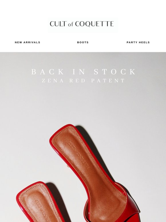 Red Hot & Back In Stock 🔥