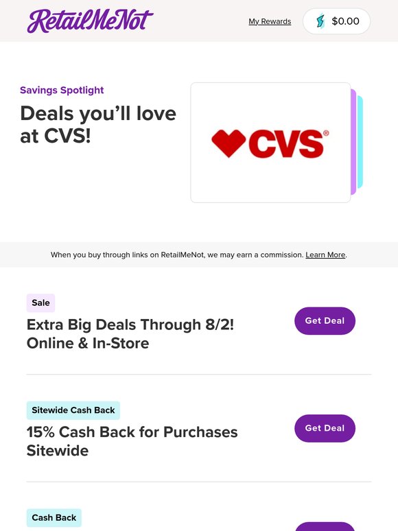♥️ CVS: Extra Big Deals + 20% Cash Back & More!