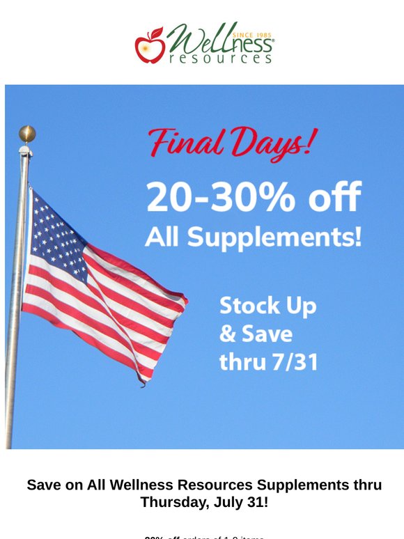 Final Days of Super Sale!
