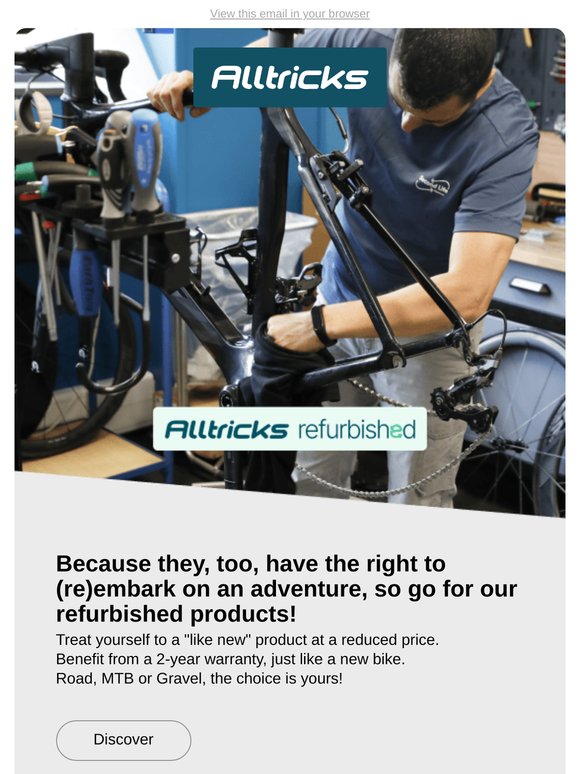 Discover our refurbished bikes: like new, but at a smart price 🚴‍♂️