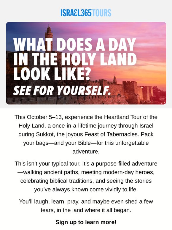 What does a day in Israel really look like?