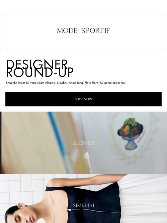 DESIGNER ROUND UP