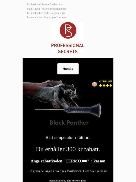 Marknadens snabbaste aktiva kökstermomter