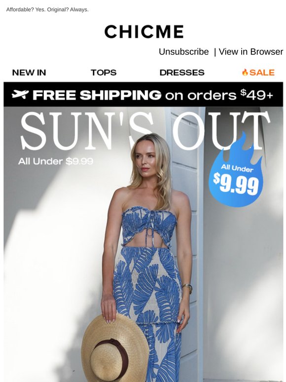 Summer Sale! All Under $9.99 🛍️