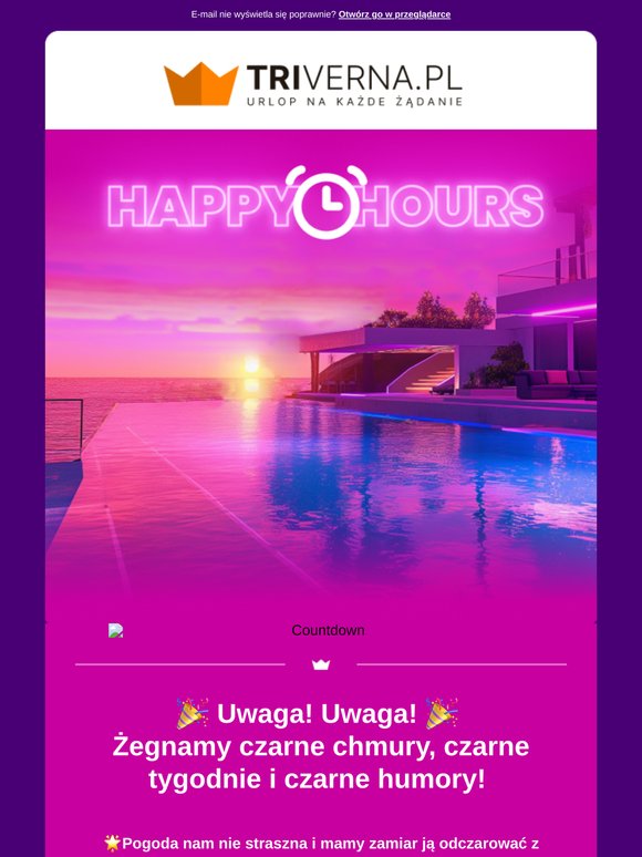 Happy Hours! 🔥Takie ceny tylko do północy! ⏳