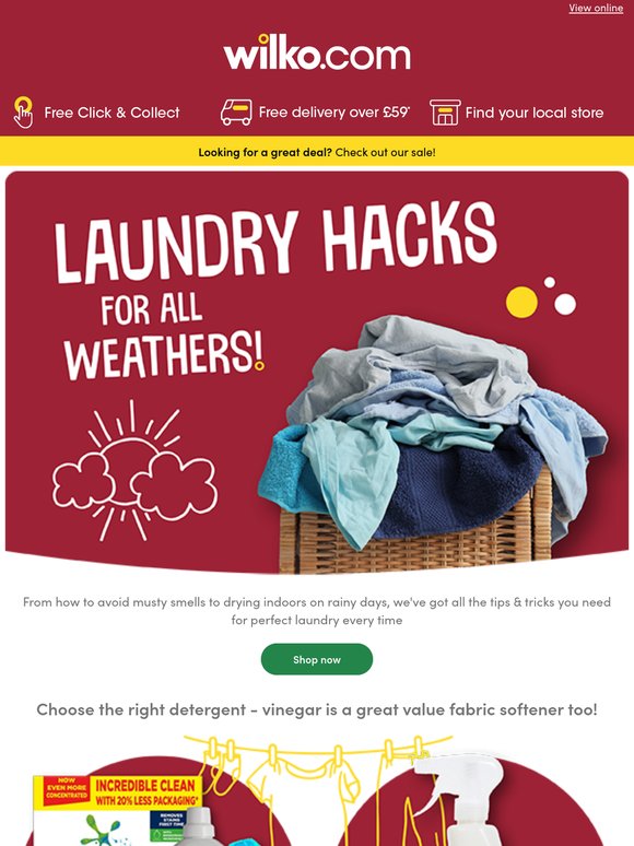 Our top tips for perfect laundry every time 🧦