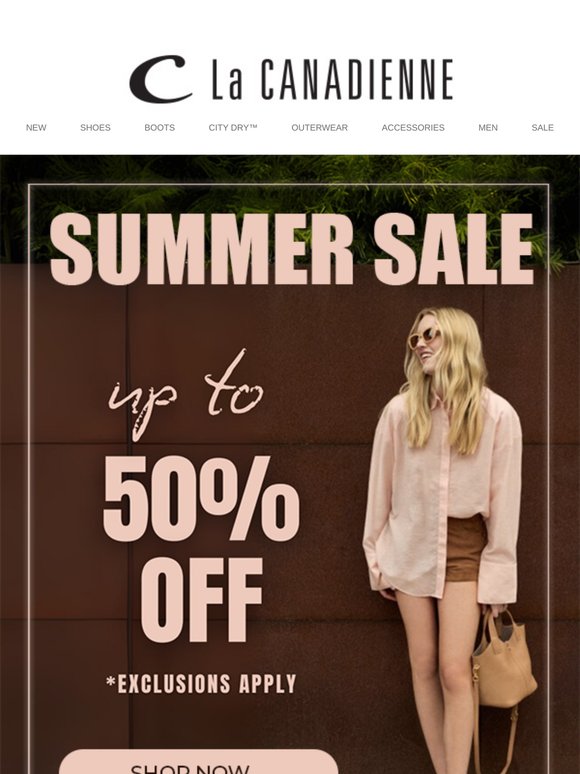 Our Summer Sale Is On 👡